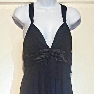 BCX Black and Bronze Large Sequin Stripe Dress